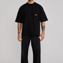 SikSilk - Black Graphic T-Shirt